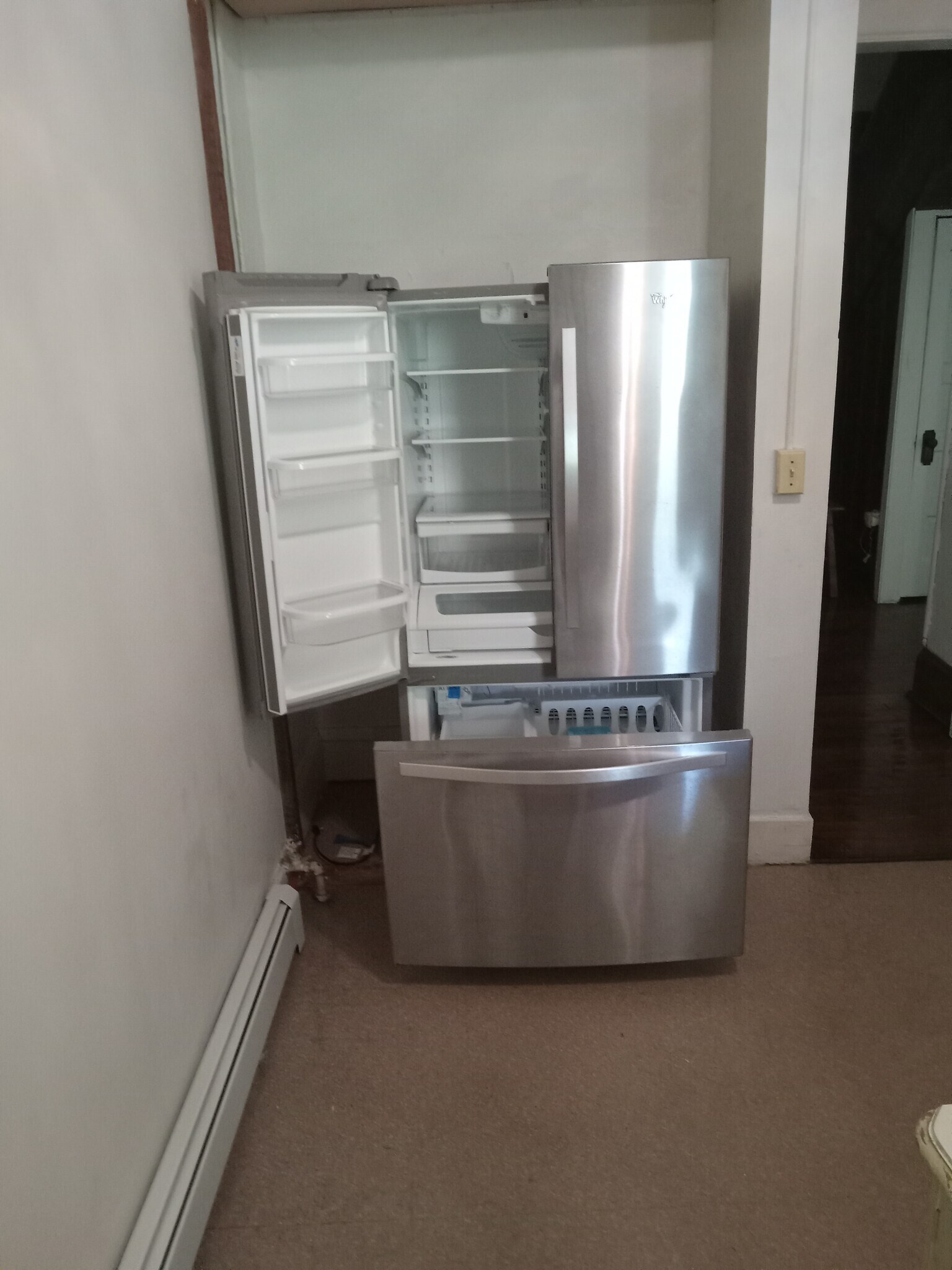 Apt 3 - 3 door refrig - 523 E State St