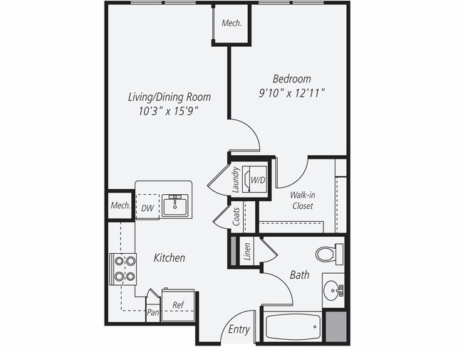 Floorplan - Avalon at Wesmont Station