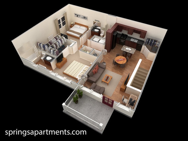 2BR/2BA - Springs at Egan Drive