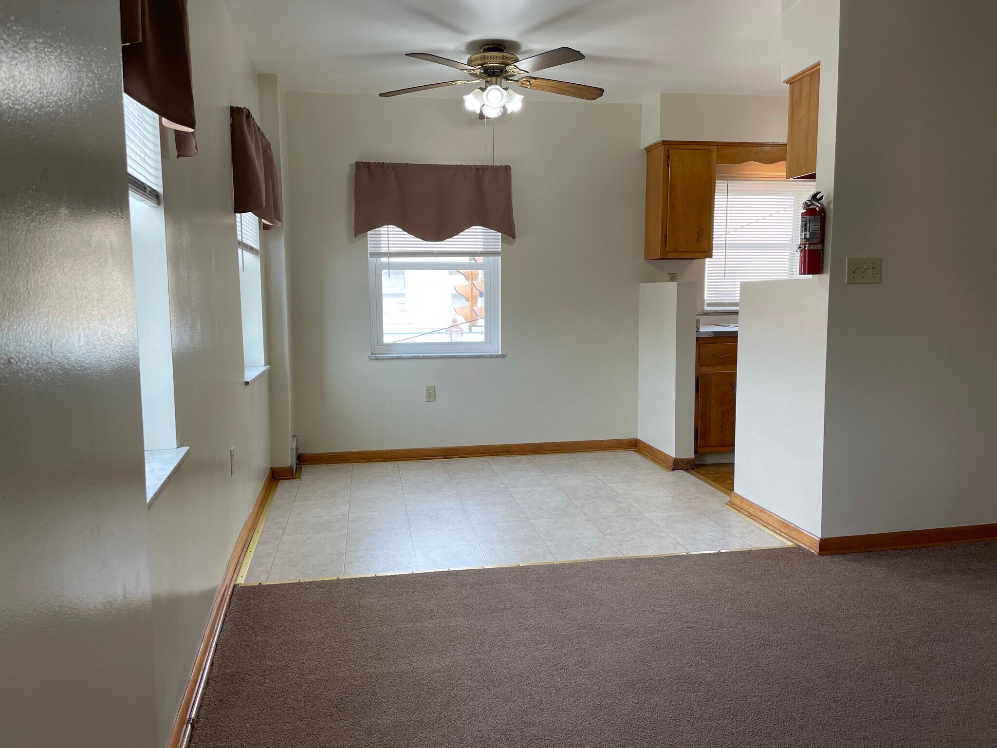 Living Room and Dining Area - 63 W Pike St