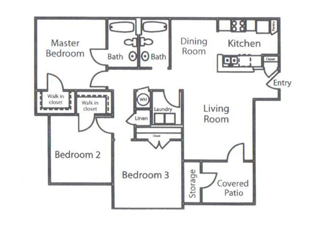 Floorplan - Dobbins Hill Apartment Homes