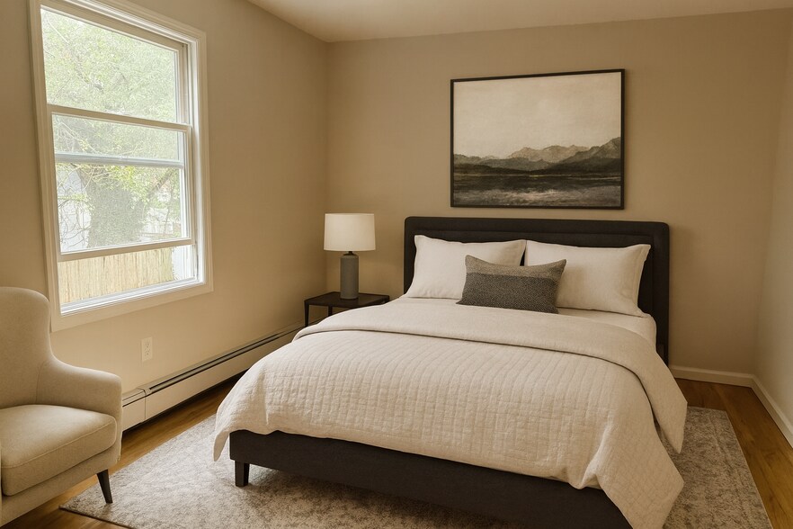 Master Bedroom Staged - 2 Walnut St