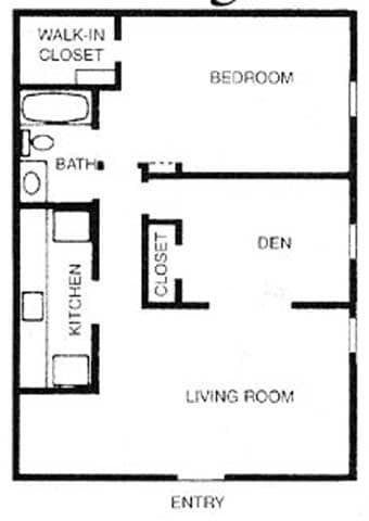 Floorplan - Willow Tree Apartments