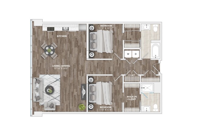 Floorplan - 1305 Dock Street