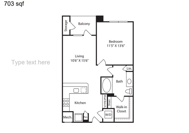 Floorplan - The Mitchell at Woodmill Creek