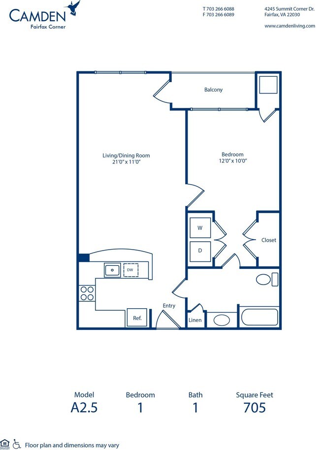Floorplan - Camden Fairfax Corner