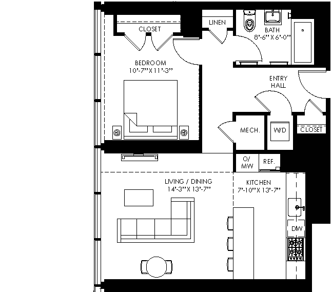 Floorplan - Apartments at Westlight