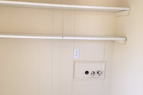 Washer/Dryer Hookups with Storage Shelves - 2725 Wren Dr