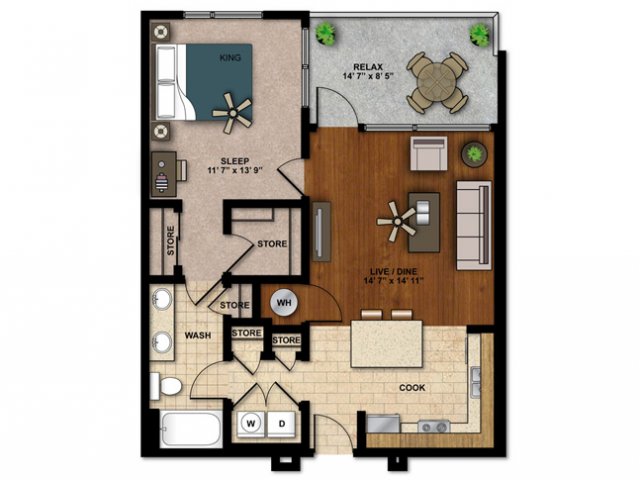 Floorplan - AMLI Ponce Park