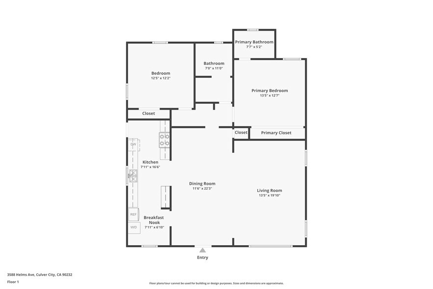 Floor plan - 3588 Helms Ave