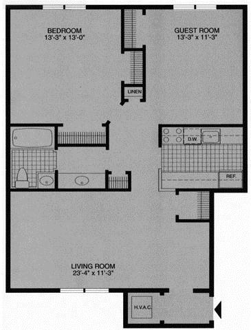 Lower Garden 2 Bedroom - North Isle Village