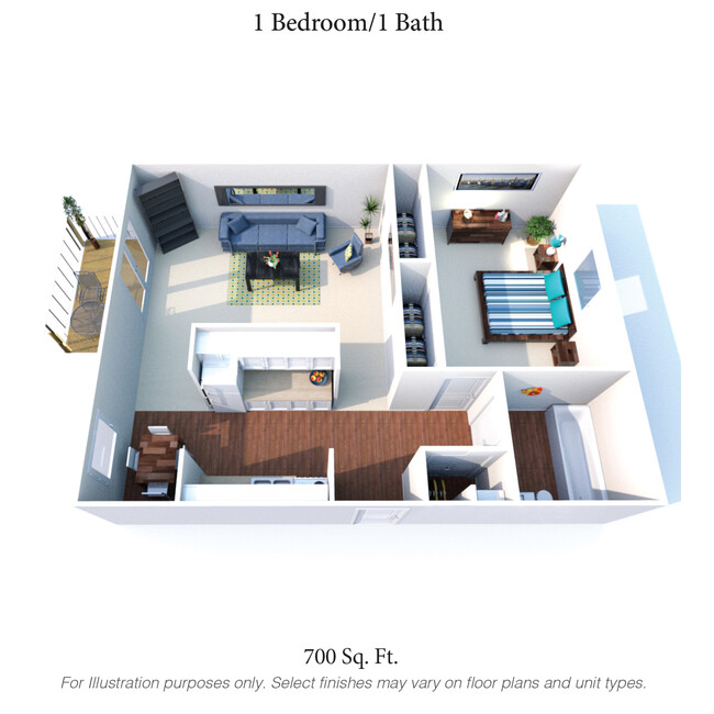 Floorplan - Timber Ridge Apartments