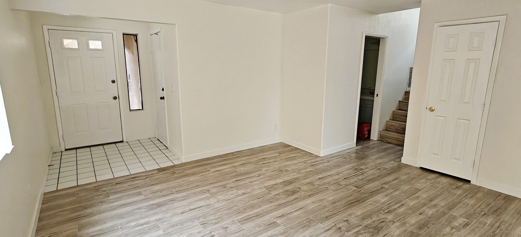 Living Room and Front Door - 371 Lander Dr
