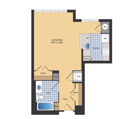 Building Photo - Spacious Studio w/ Parking Included!