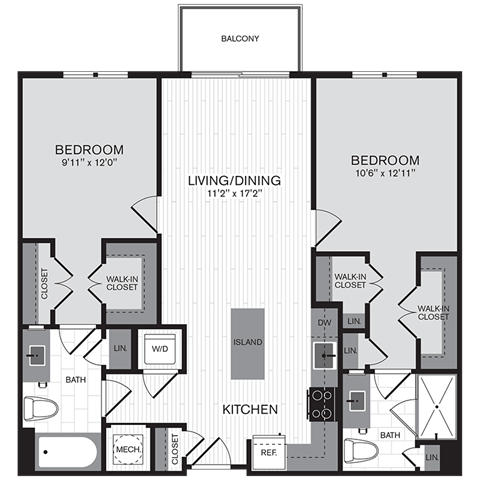 Floorplan - The Parker at Huntington Metro