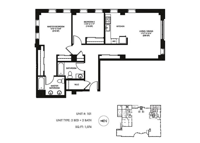 Floorplan - Somerset Place Apartments