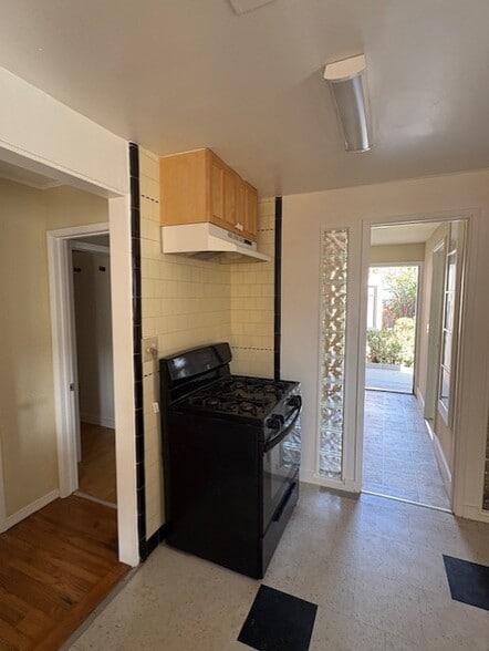 mid kitchen to back door - 663 Marine St