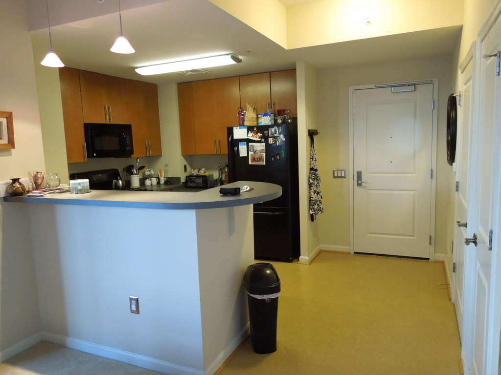 Kitchen View From Livingroom - 1390 Kenyon St NW