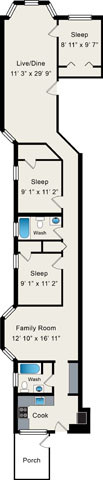 Floorplan - 429 W Melrose Apartments