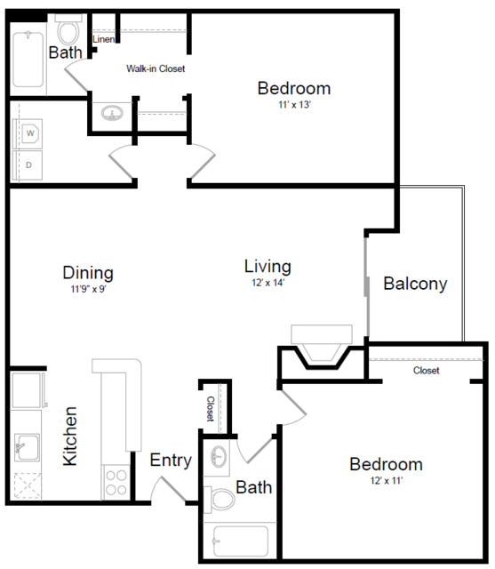 Floorplan - Elme Leesburg