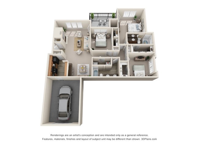 Floorplan - TalaVera Apartments
