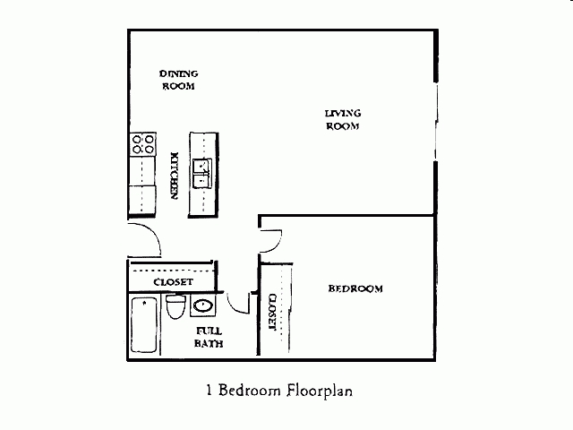 1BR/1BA - Valley Place Apartments