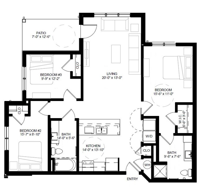 Floorplan - Timbers at Hickory Tree