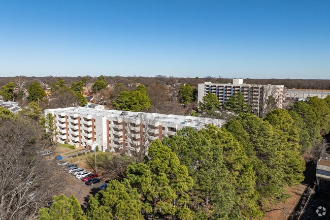 Aerial Photo - John Madison Exum Towers