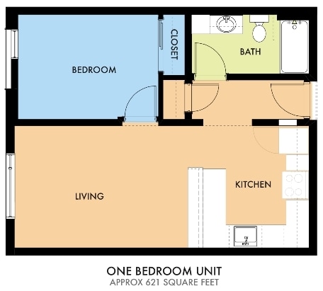 1BR/1BA - Glisan Commons