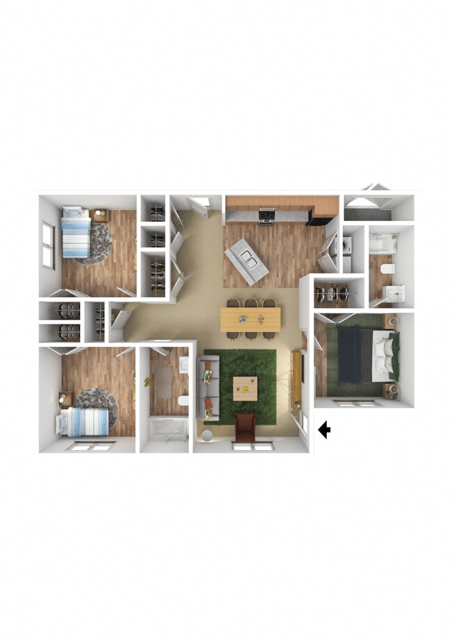 Floorplan - Logan Gateway Apartments