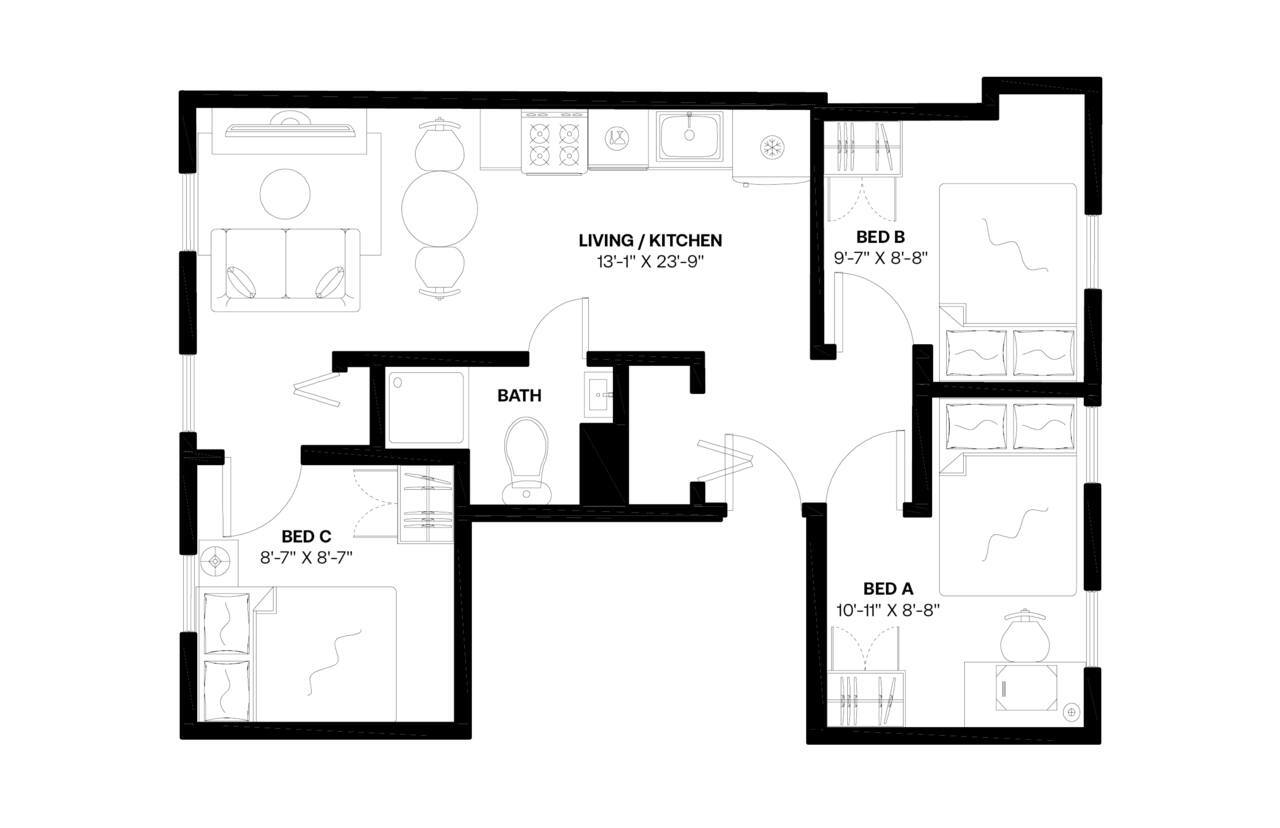 Building Photo - Room in Shared 3 bed/1 bath home