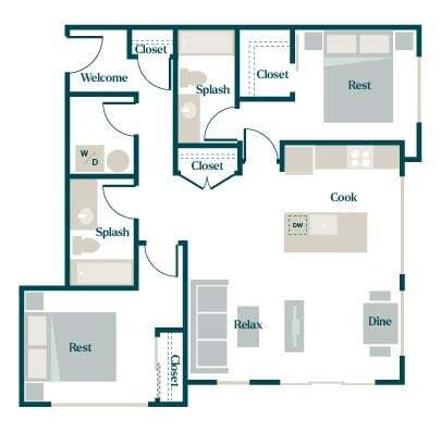 Floorplan - Hazel Apartments