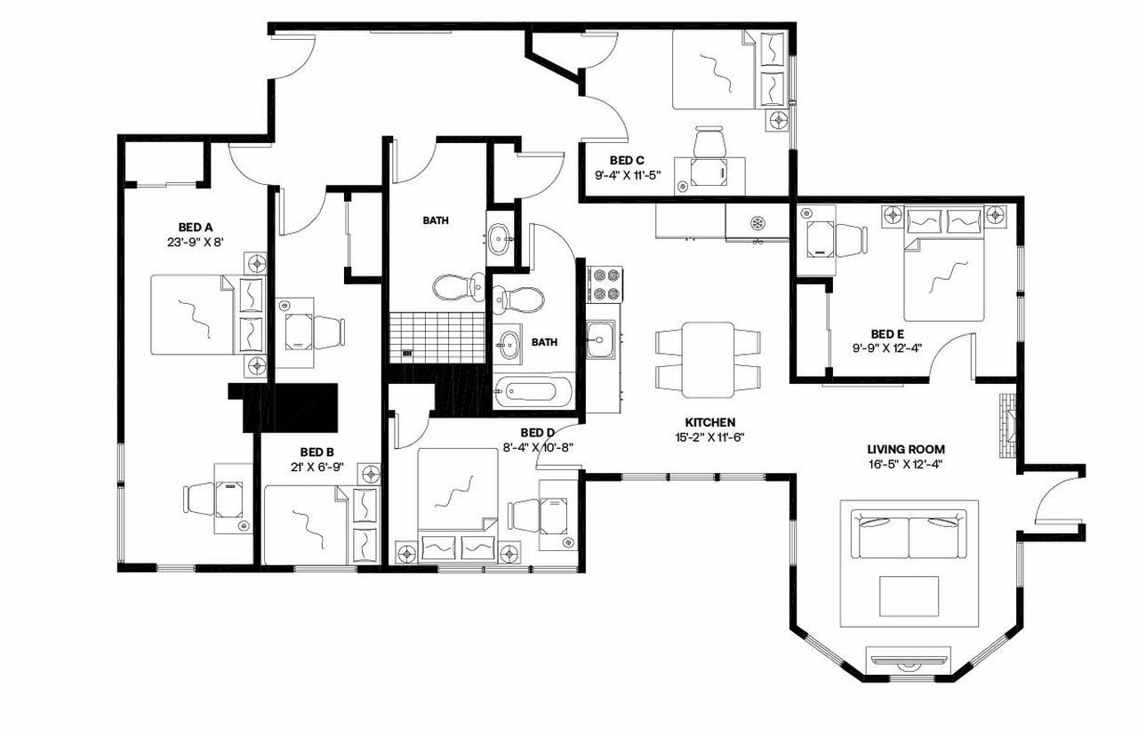 Building Photo - Room in Shared 5 bed/2 bath home
