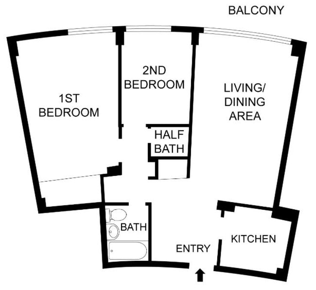 One Bedroom K - 2400 Hudson Ter