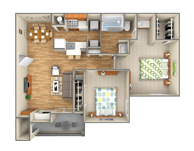 Floorplan - Brandon Oaks Apartment Homes