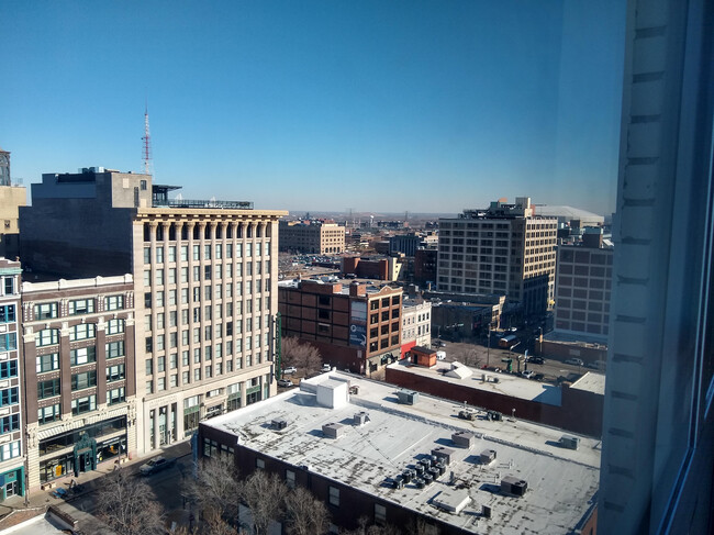 View from condo window to northeast - 1501 Locust St