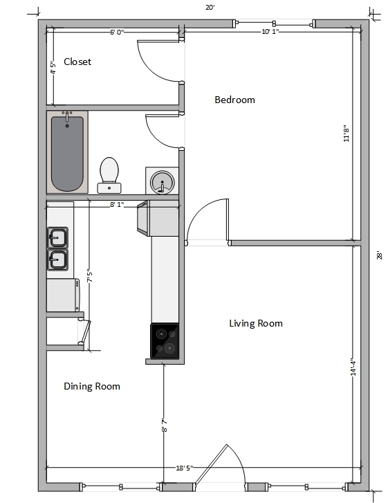 Floorplan - Emerald Run Apartments