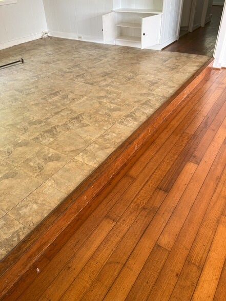 Step between living room and dining room - 220 Nichols St