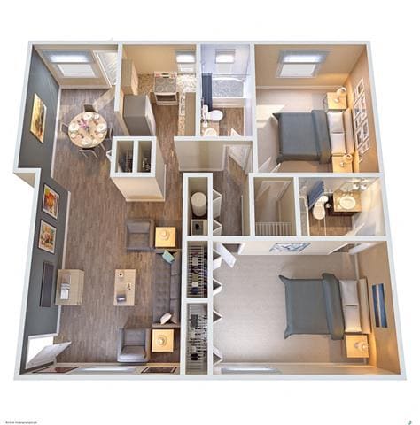 Floorplan - Hidden Colony