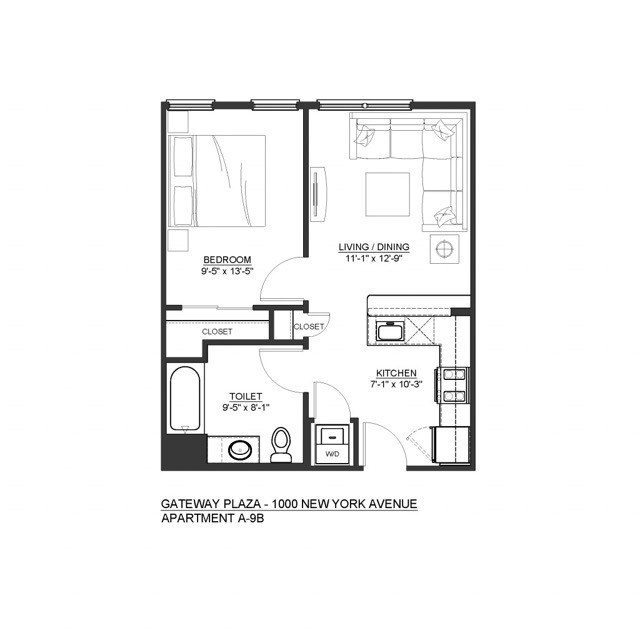 Floorplan: A9-B - Gateway Plaza