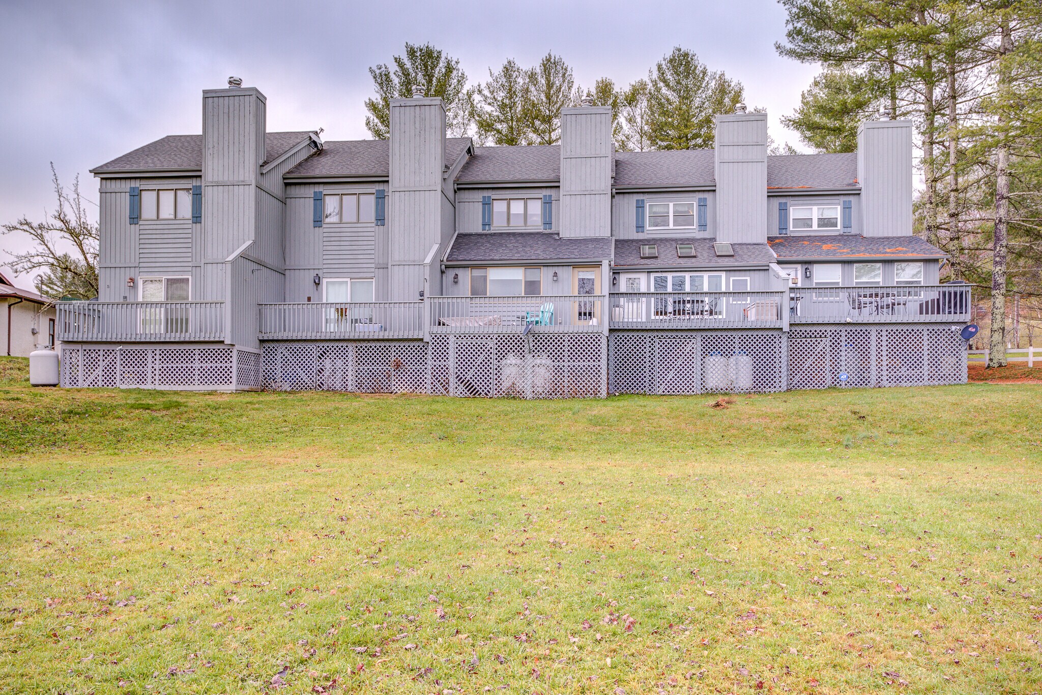 Back of Building 5-units - 7978 Hickory Nut Gap Rd