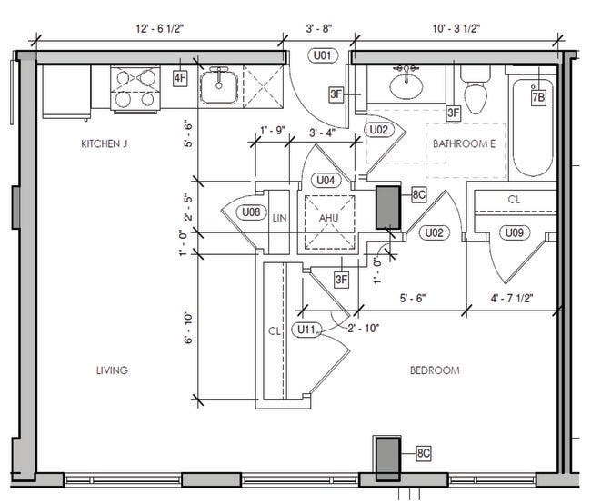 Floorplan - Columbia Hills Apartments