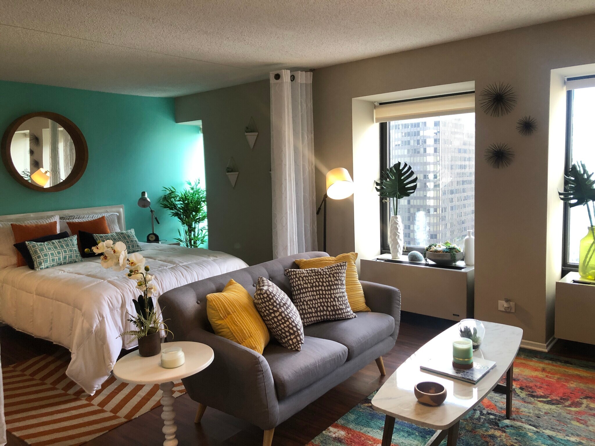 Painted walls are in Model unit only. - 680 N Lake Shore Dr