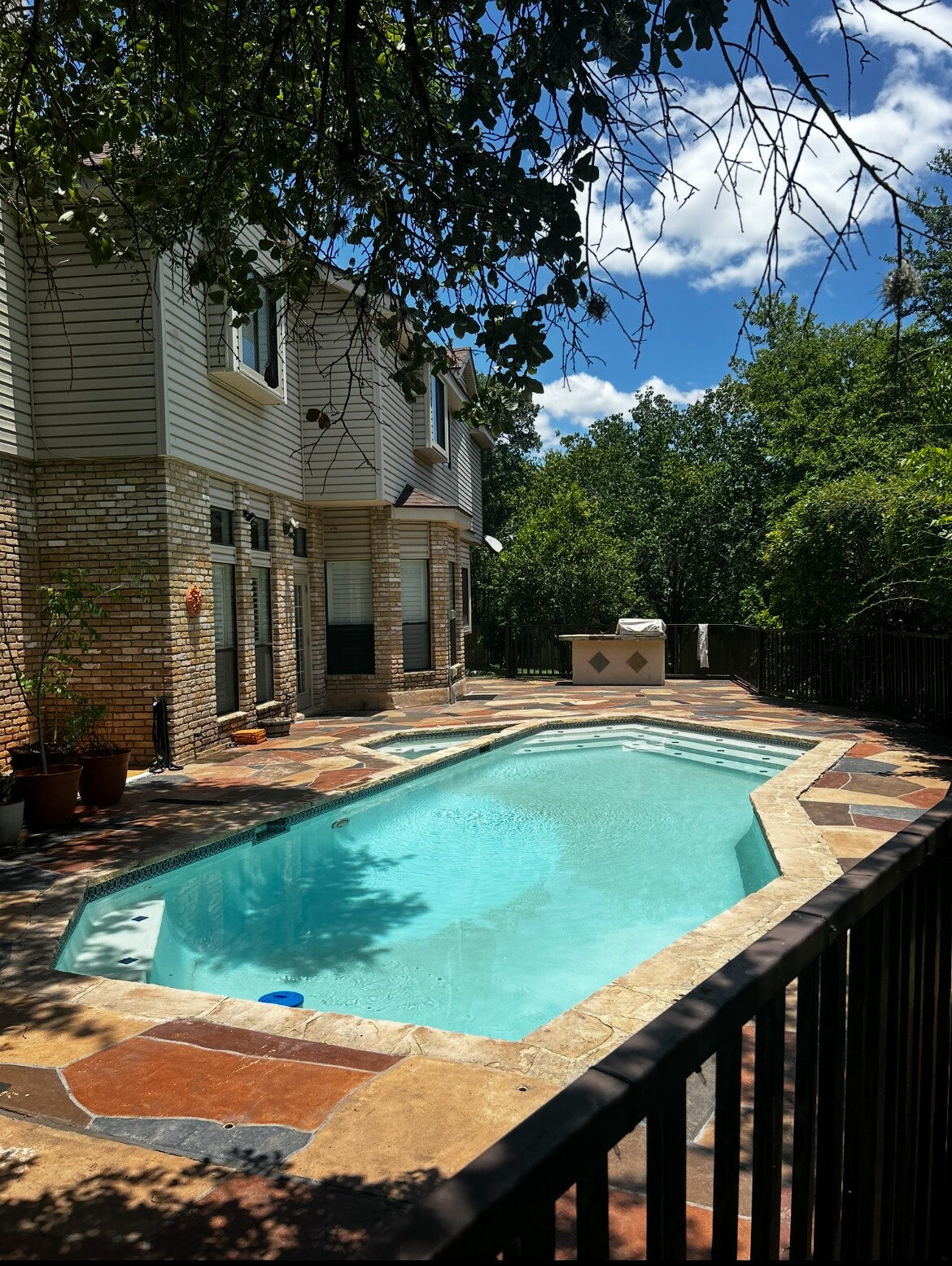 backyard pool - 15603 Rose Cres