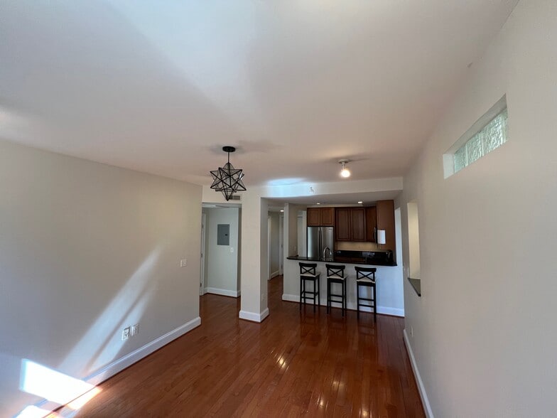 View from Living Room into Kitchen - 3220 17th St NW