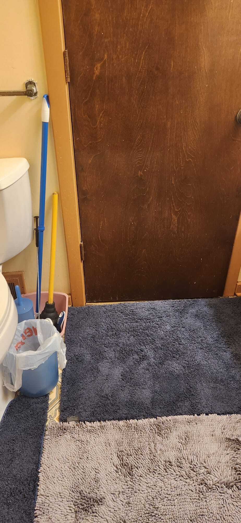 Bathroom door closed - 2116 Thaler Ave