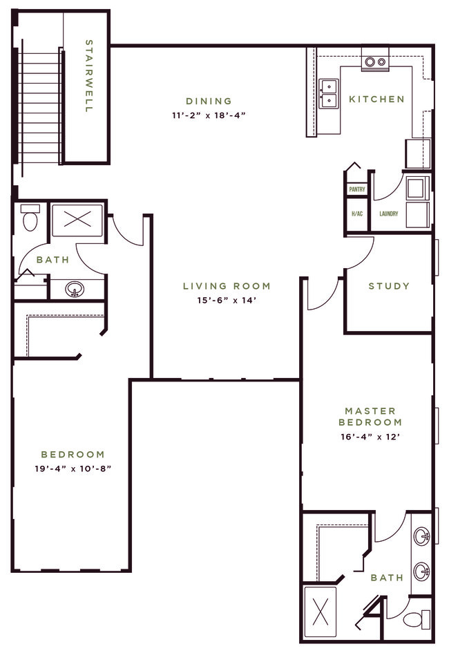 Floorplan - Tower 24 Apartments