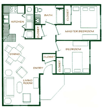 TWO BEDROOM - Villas of Lancaster