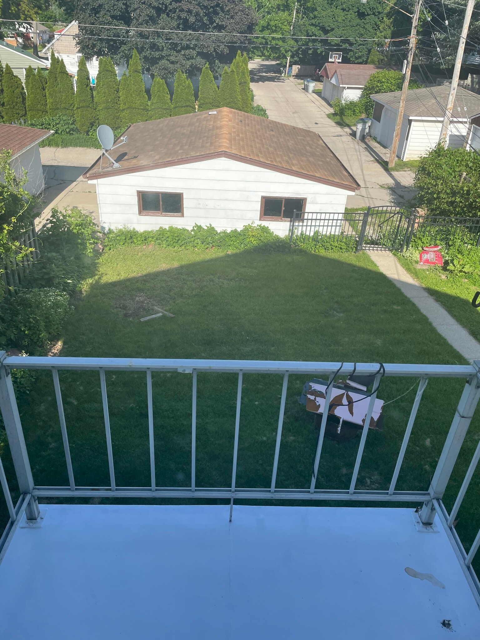 Backyard and garage - 3860 S Whitnall Ave