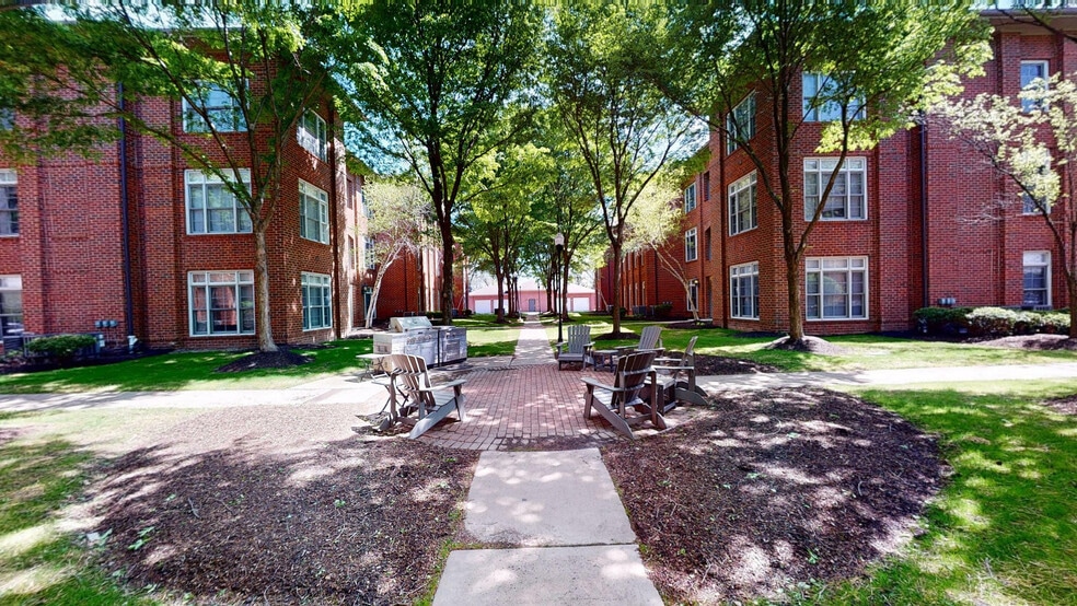 Fire up the grill and kick back on our cozy outdoor furniture—perfect for relaxing evenings and delicious meals! - Fisher Commons